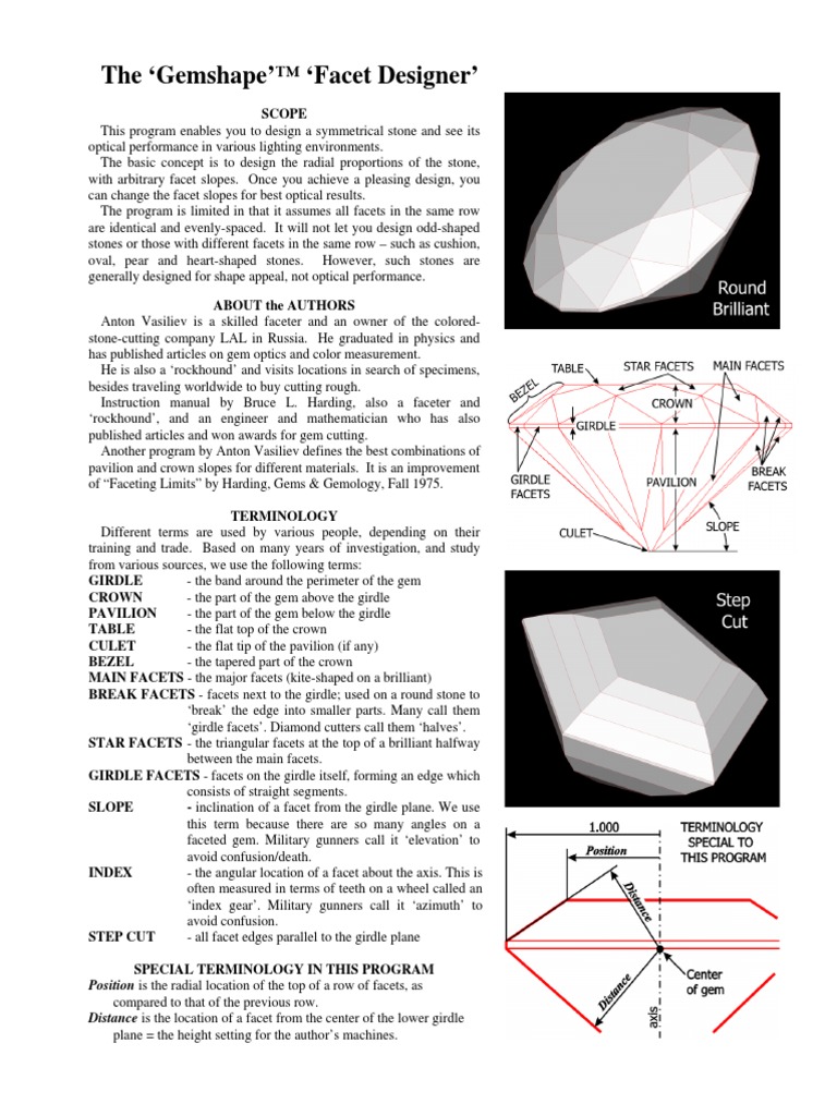 Manual 101 Facet Desing Gem | PDF | Applied And Interdisciplinary ...