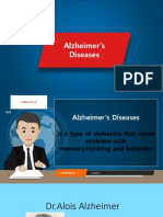 Presenting: Alzheimer's Diseases