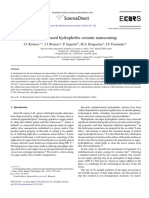 Copper Based Hydrophobic Ceramic Nanocoating: J.J. Reinosa, J.J. Romero, P. Jaquotot, M.A. Bengochea, J.F. Fernández