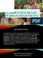 Clasificación de Los Pueblos Amazónicos 