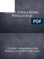 Syarat Dan Etika Penguji OSCE