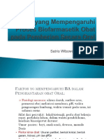 Faktor Yang Mempengaruhi Proses Biofarmasetik Obat Pada Pemberian Secara Oral