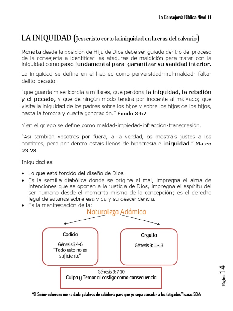 La Iniquidad : Jesucristo Corto La Iniquidad en La Cruz Del Calvario ...