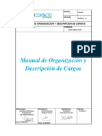 Manual de Organización y Descripción de Cargos