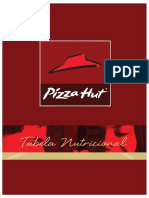 Tabela-nutricional PIZZA HUT