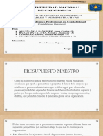 Presupuesto maestro: definición, características y beneficios