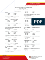 Olimpiade Siswa Bahasa Inggris SD/MI 2017 Questions