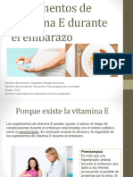 Suplementos de Vitamina E Durante El Embarazo