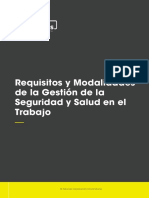 Requisitos y Modalidades de La Gestion de La Seguridad y Salud en El Trabajo