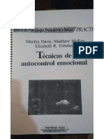 Tecnicas de Autocontrol Emocional