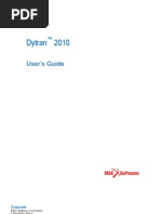 Dytran 2010 User's Guide