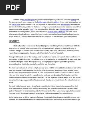 Baseball