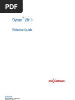 Dytran 2010 Release Guide