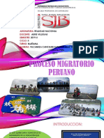 Proceso Migratorio Peruano