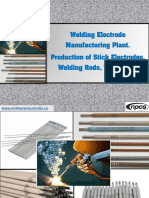 Welding Electrode Manufacturing Plant. Production of Stick Electrodes, Welding Rods, Weld Rods.-77816 PDF