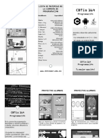 Programación Tríptico PDF
