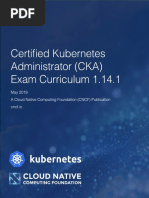 CKA Exam Curriculum