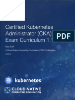 CKA Exam Curriculum