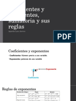 Coeficientes y exponentes, sumatoria y sus reglas.pptx