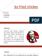 KFC: Misión, visión y estrategia de Kentucky Fried Chicken