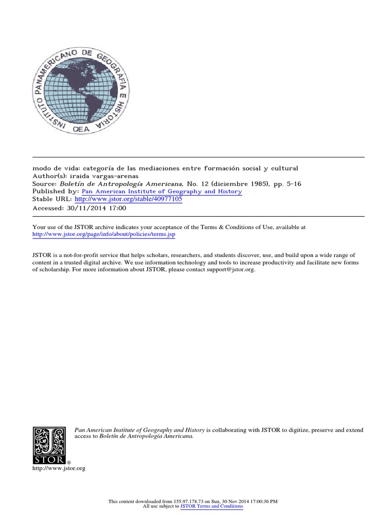 Pan American Institute of Geography and History PDF Dialéctico