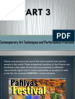 Contemporary Art Techniques and Performance Practices