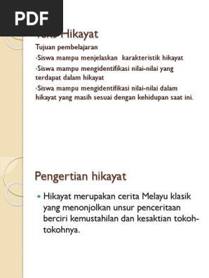 Teks Hikayat