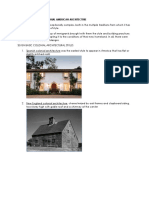 Colonial and Post Colonial American Architecture