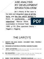 CASE ANALYSIS: DEVELOPING A THEORY OF THE CASE