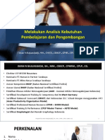 Melakukan Analisis Kebutuhan Pembelajaran Dan Pengembangan