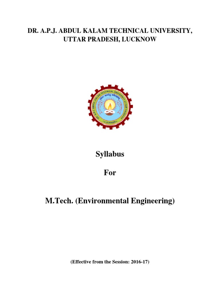 m tech thesis topics in environmental engineering