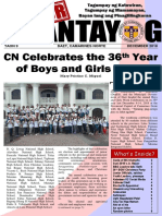 CN Celebrates The 36 Year of Boys and Girls Week: Taon 9 Daet, Camarines Norte December 2018