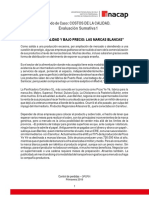 Método de Caso: Costos de La Calidad. Evaluación Sumativa 1: Caso: "Calidad Y Bajo Precio: Las Marcas Blancas"