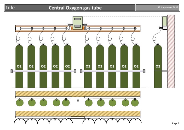 Central Oxygen Gas Tube Overview | PDF