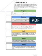 Basic HyperDoc Lesson Plan Template