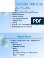 Week 9 - Shaping Process For Plastics