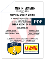 Summer Internship: 360° Financial Planning