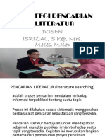 Pencarian Literature Strategi