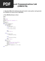 Advanced Communication Lab (15ECL76)