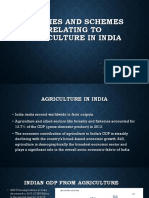 Policies and Schemes Relating To Agriculture in India