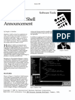 Hamilton C Shell Announcement - Douglas A. Hamilton - IBM Personal Systems Developer - Summer 1989