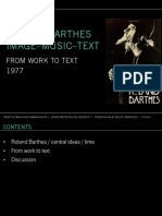 Roland Barthes From Work To Text Communi PDF