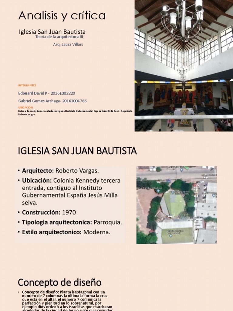 Análisis de la Parroquia San Juan Bautista | PDF | Cristo (título ...
