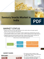 Savoury Snacks Market in India