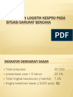 Supply Dan Logistik Kespro Pada Situasi Darurat Bencana