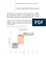 S Curve Analysis of Battery Technology