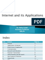 Internet and Its Applications