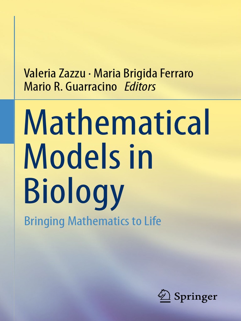 Mathematical Models in Biology Bringing Mathematics To Life PDF PDF