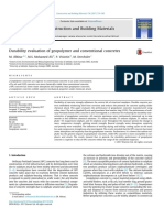 Durability Evaluation of Geopolymer and Conventional Concretes PDF