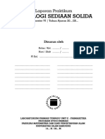 Praktikum Teknologi Sediaan Solid